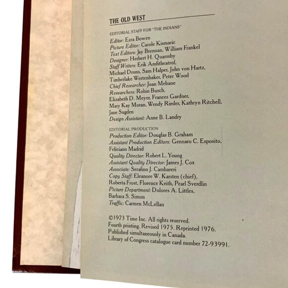 The Indians Time Life Books Old West Series Benjamin Capps 1973 Illustrated - Picture 4 of 14